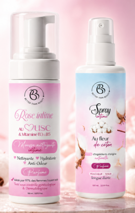 Mousse Nettoyante Intime + Spray Intime
